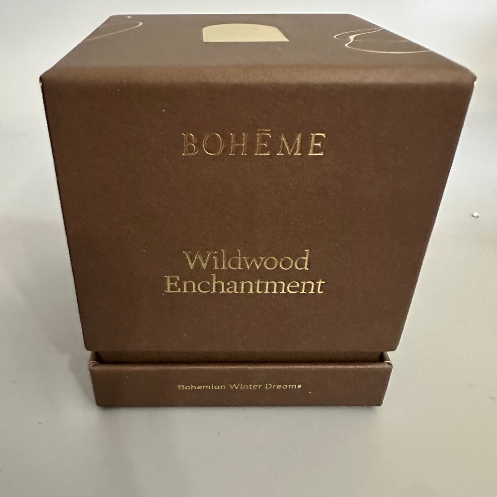 Boheme Wildwood Enchantment Scented Candle 8.5oz Bohemian Winter Dreams New